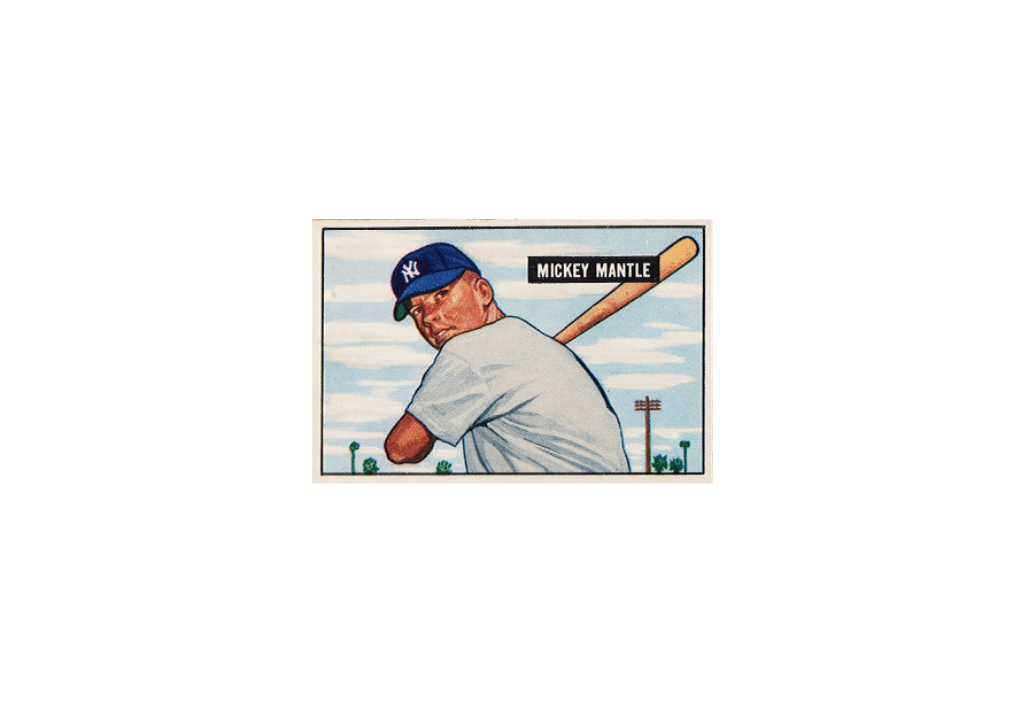 1951 Bowman Mickey Mantle #253