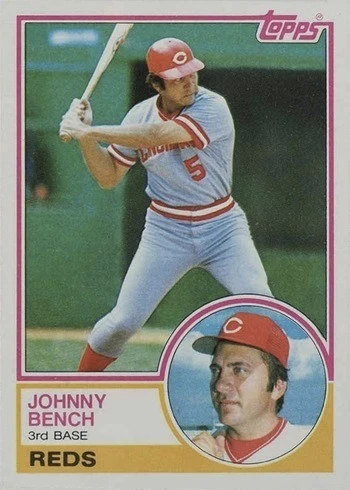 1983 Topps Johnny Bench